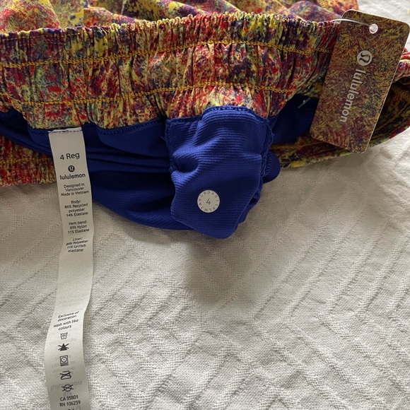 Lululemon athletica sea breeze hotty shorts special edition 4 - Picture 4 of 9